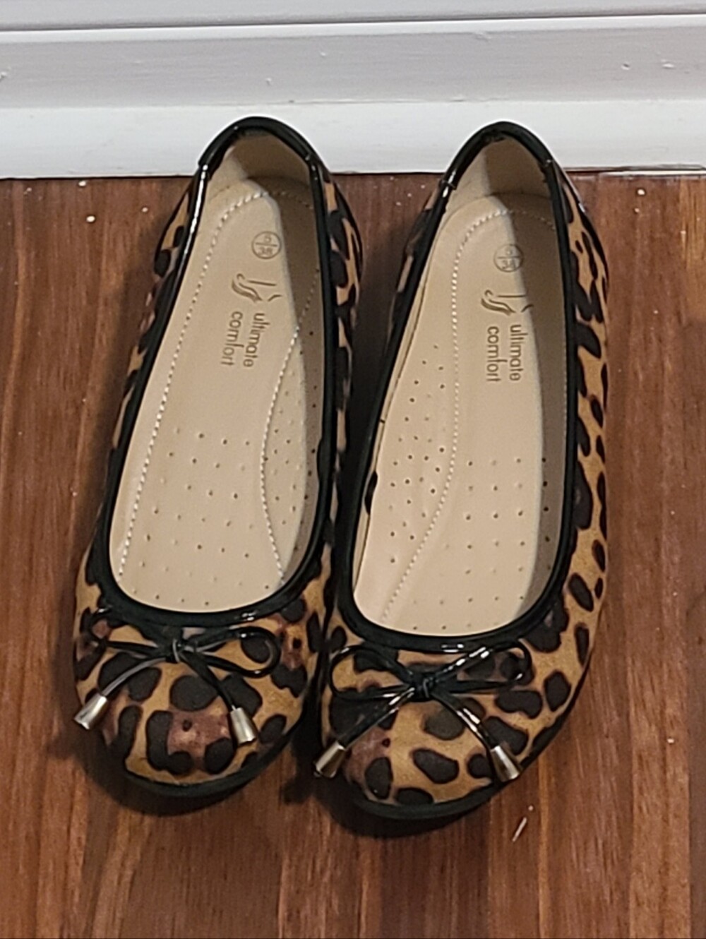 Leopard Print Ultimate Comfort Ballerina Flats